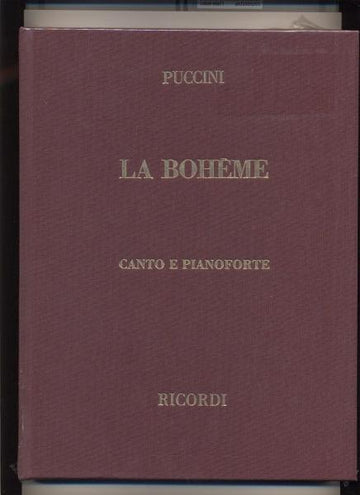 PUCCINI G. - BOHEME - CHANT ET PIANO