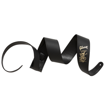 SLASH PREMIUM LEATHER GUITAR STRAP GOLD