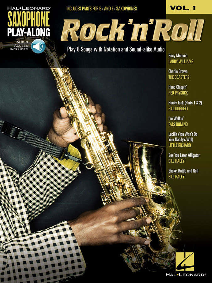 Hal Leonard Saxophone Play Along Vol.1 - Rock 'N' Roll + Audio En Ligne