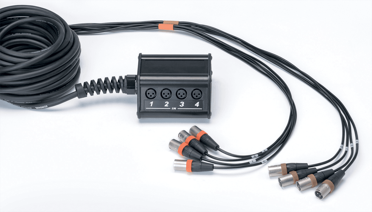 Box da Palco 8 Ingressi XLR Cavo 15 M