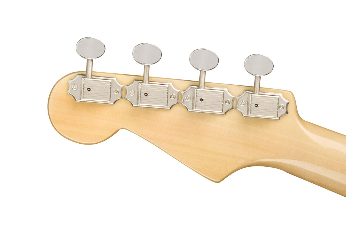 Stratocaster Fullerton Uke WN Rosso mela candita
