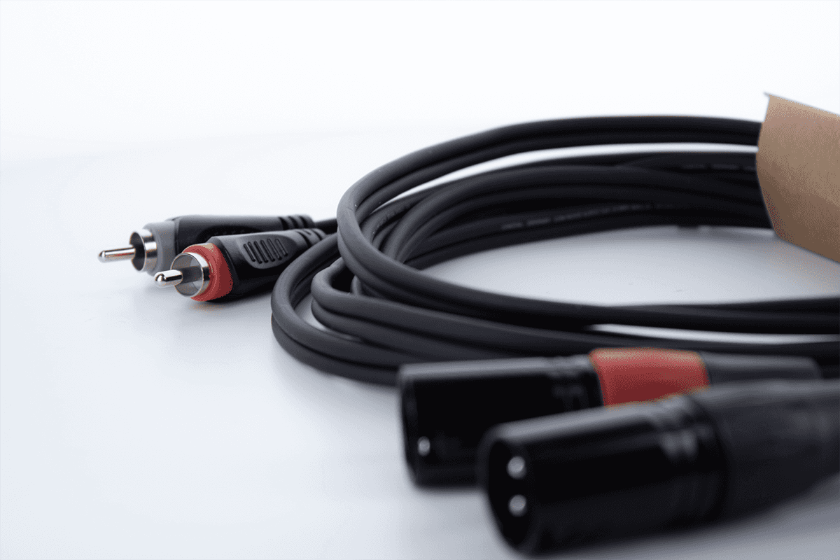 Cavo Audio Doppio XLR Maschio / RCA 3 M