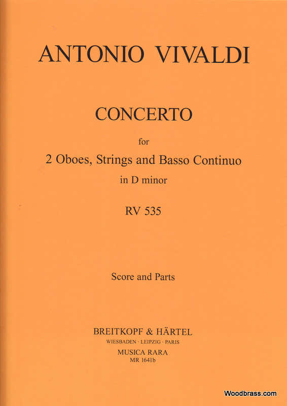 Vivaldi Onio - Concerto in D Rv 535 - 2 oboi orchestra