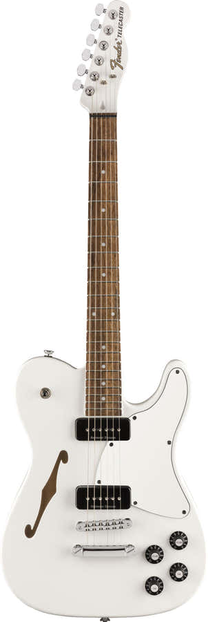 Telecaster JA-90 Thinline Signature Jim Adkins LRL Bianco