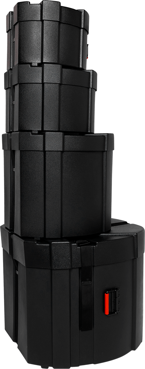 Kit Di Custodie Sagomate Per Batteria Rock Stage 22"