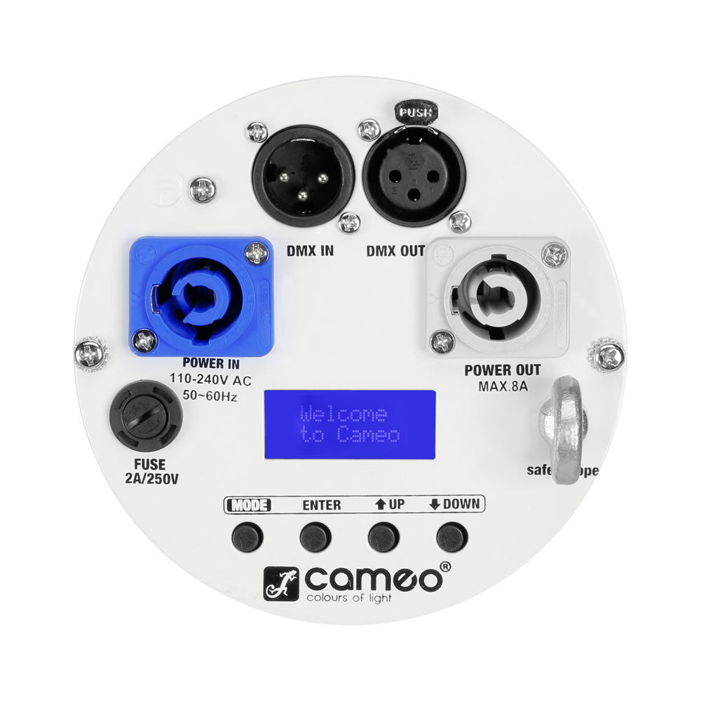 Studio PAR 64 CAN RGBWA + UV 12 W WH - Proiettore PAR LED RGBWA + UV 12 W 12 W Involucro Bianco