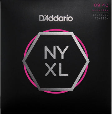 STRINGS FOR ELECTRIC GUITAR NYXL0940BT NICKEL NET BALANCED SUPER LIGHT 09-40