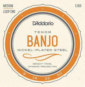 EJ63 Tenore Banjo Corde Nichel 9-30