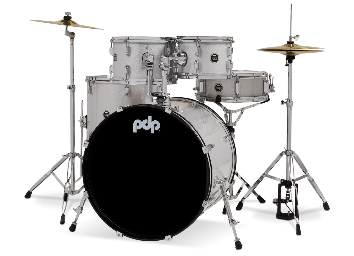 SET COMPLETO BATTERIA CENTERSTAGE DIAMOND WHITE SPARKLE PDCE2215KTDW