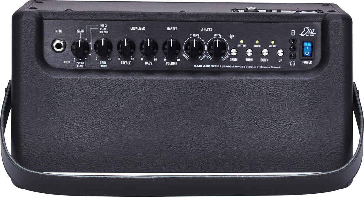 BAIO Amp 25 - ampli compatto con modelli + effetti + batteria + Bluetooth