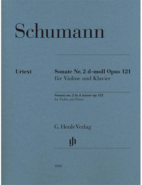 Schumann R. - Sonate N°2 D-moll Op.121 - VIOLINO E PIANO