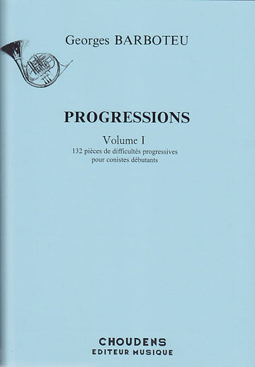 BARBOTEU GEORGES - PROGRESSIONS VOL.1 - COR