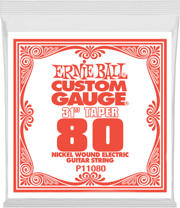 .080 LONG SCALE NICKEL WOUND ELECTRIC GUITAR STRINGS