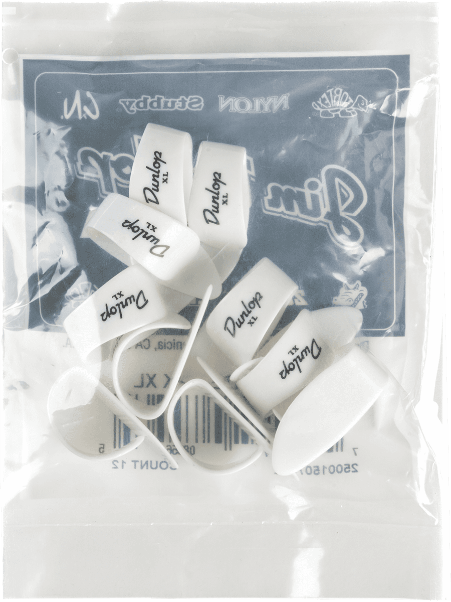 12 x Thumbpick White XL