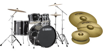Rydeen 22 Glitter nero + HW680W + Paiste 101