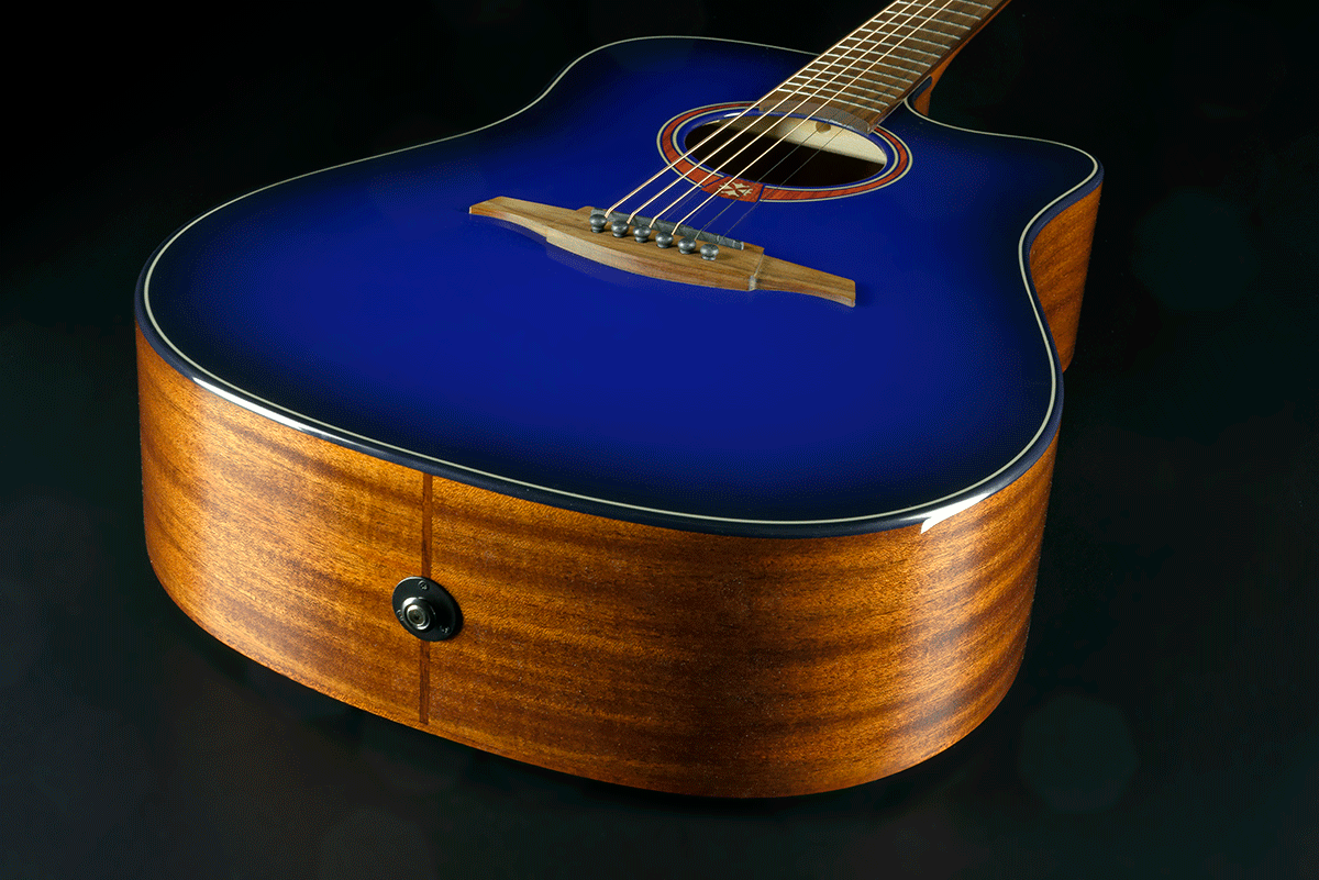 Tramontane T-Blue-DCE Dreadnought Ctw Blu Burst