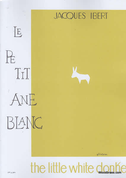 Ibert J. - Histoires N°2 - Le Petit Ane Blanc - Flute et Piano