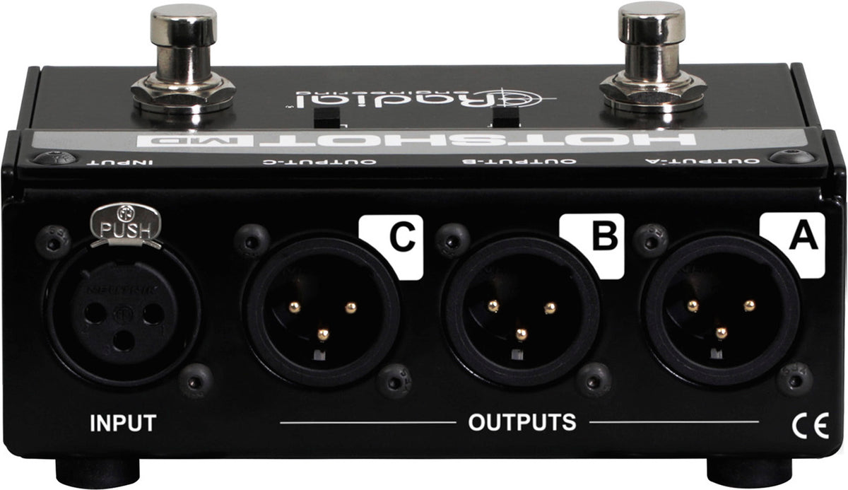 HOTSHOT-MD Commutatore microfonico con 3 uscite