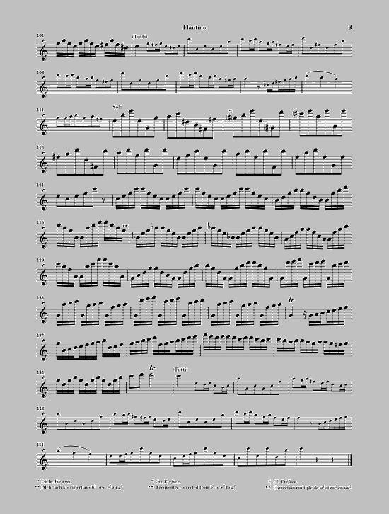 Vivaldi A. - Concerto per flautino (flauto dolce/flauto) e orchestra in Do maggiore Op. 44 11 Rv 443