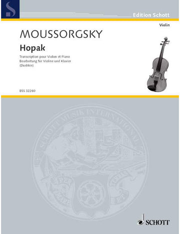 Moussorgski - Hopak No. 27 - Violon et Piano