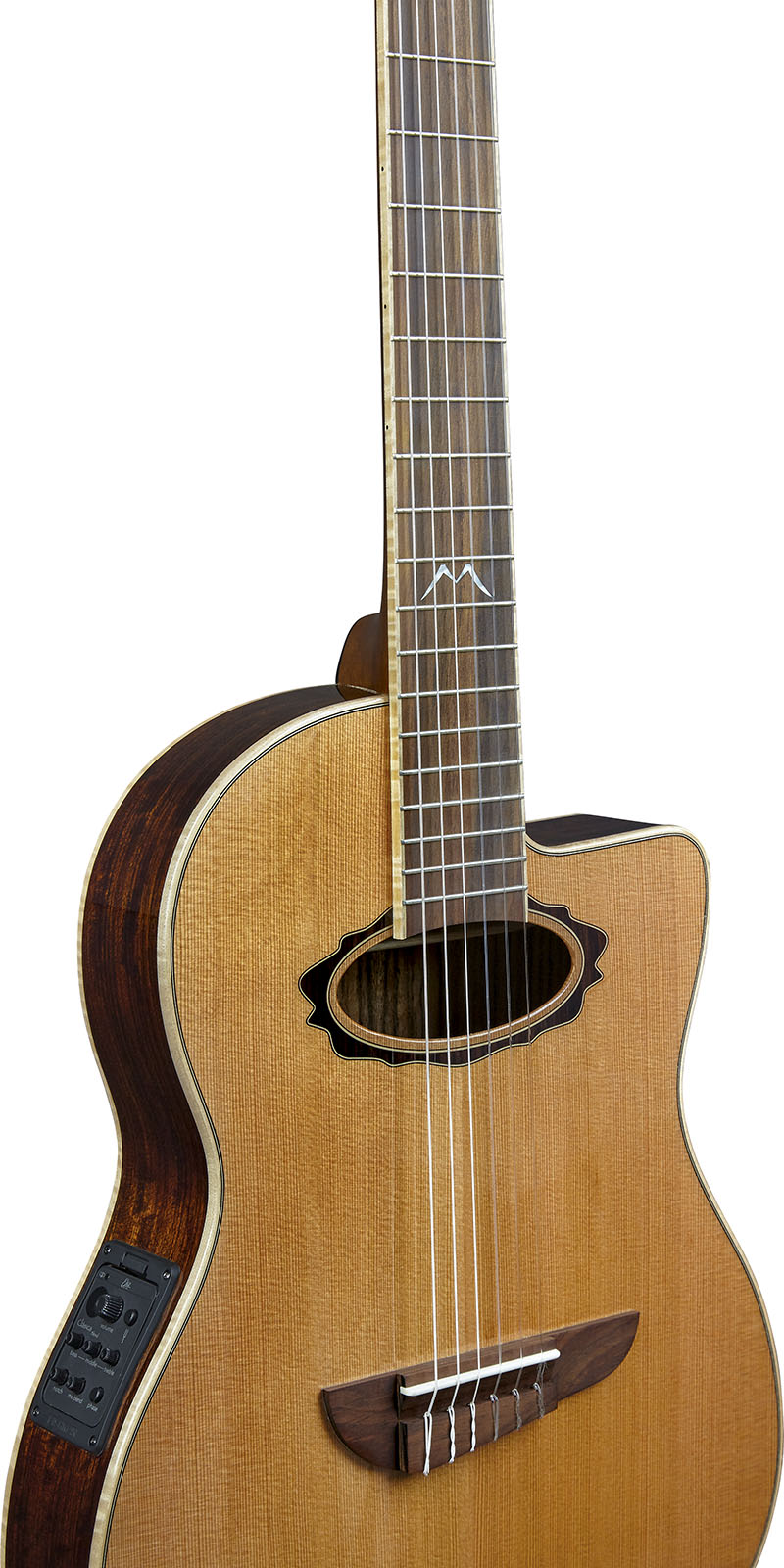 MIA N400CE Nylon cutaway elettrica Naturale