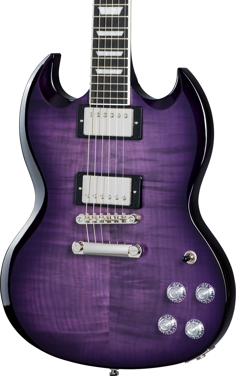 SG Modern Purple Burst fiammato IBGCS