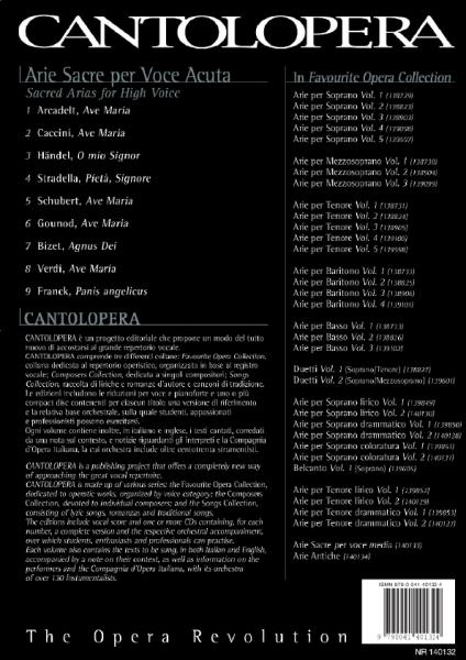 CANTOLOPERA: ARIE SACRE PER VOCE ACUTA + CD