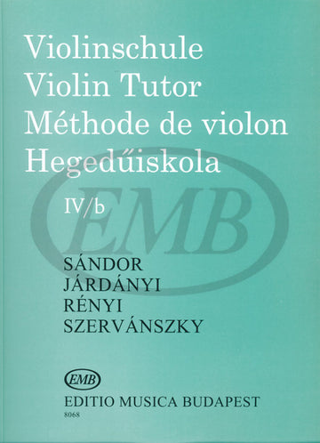 Violin Tutor Vol.4b - Violon