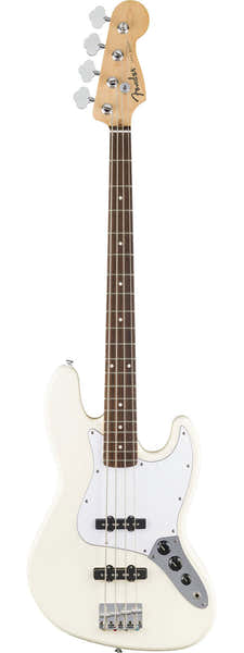 Fender Standard Jazz Bass LRL battipenna bianca Olympic White