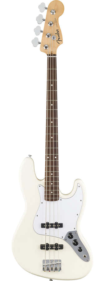 Standard Jazz Bass LRL battipenna bianca Olympic White