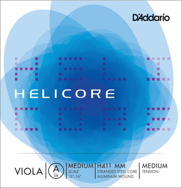 STRING ONLY (A) FOR VIOLA HELICORE "MEDIUM SCALE" TENSION MEDIUM