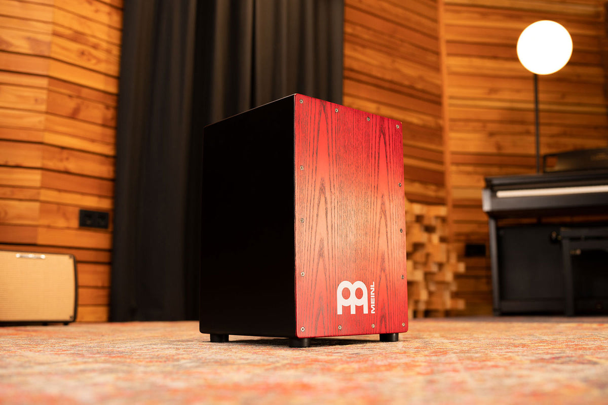 PERCUSSION HEADLINER SERIES SNARE CAJON TANGO RED FADE