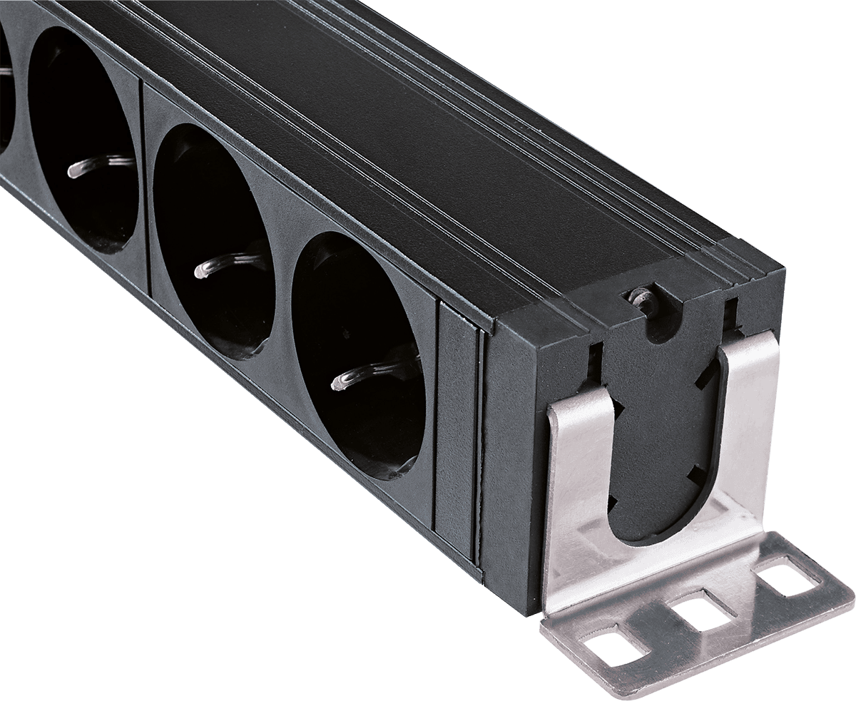 19" 230V RACK-MOUNTED POWER SOCKET 8 SOCKETS