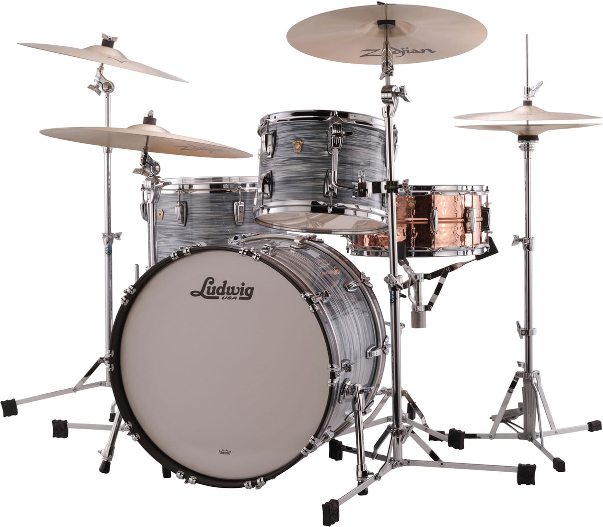L84433Ax2Qwc - Classic Maple 24"/13"/16" - Oyster blu vintage