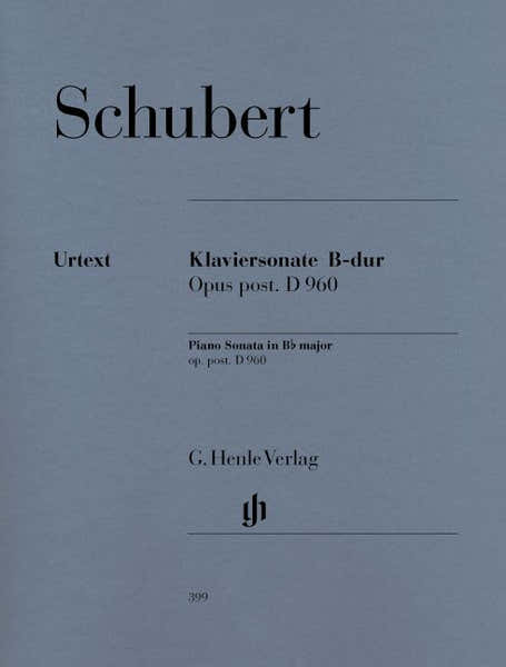 Schubert F. - Piano Sonata B Flat Major D 960