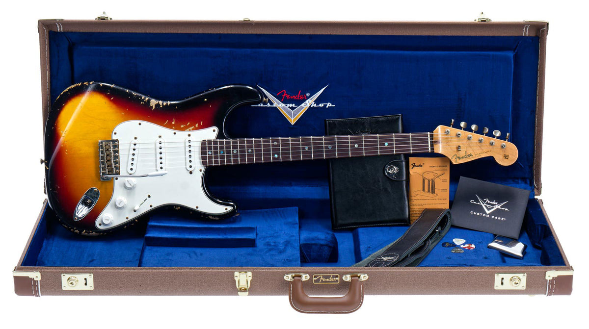 60 Stratocaster Heavy Relic Rw Sunburst a 3 colori