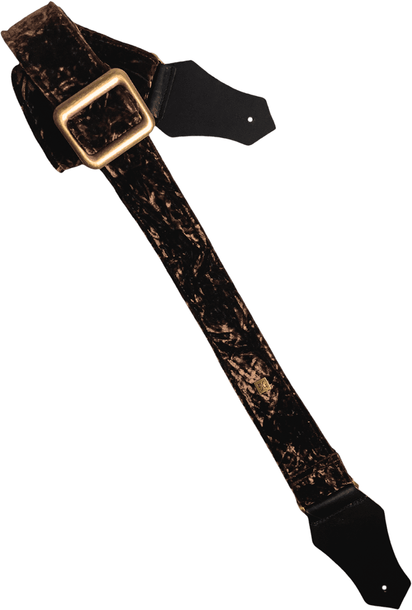 Tracolla 2" BOUJEE VELVET – Tormalina Marrone