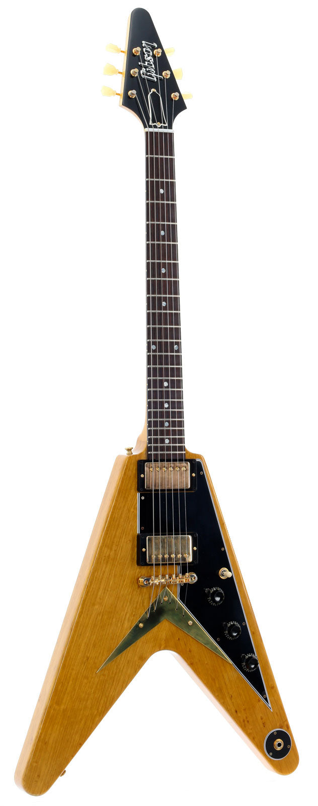 Flying V Korina 1958 Battipenna nero Naturale CS HRC #82997