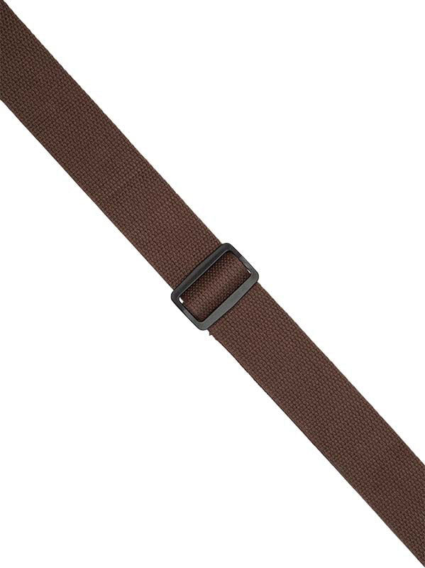 Tracolla in cotone con 4 porta-plettro 5 cm - Marrone