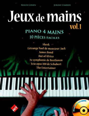 Giochi di mani Vol. 1 + CD - 10 pezzi facili per pianoforte a 4 mani