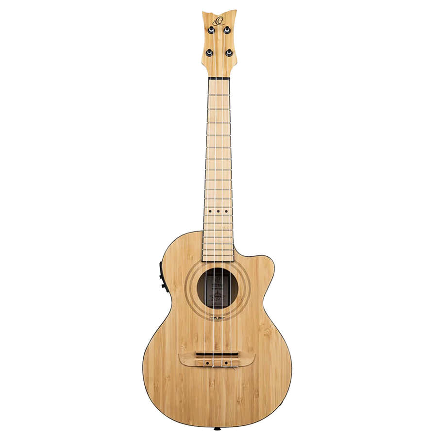 Ukulele tenore in bambù massiccio EQ