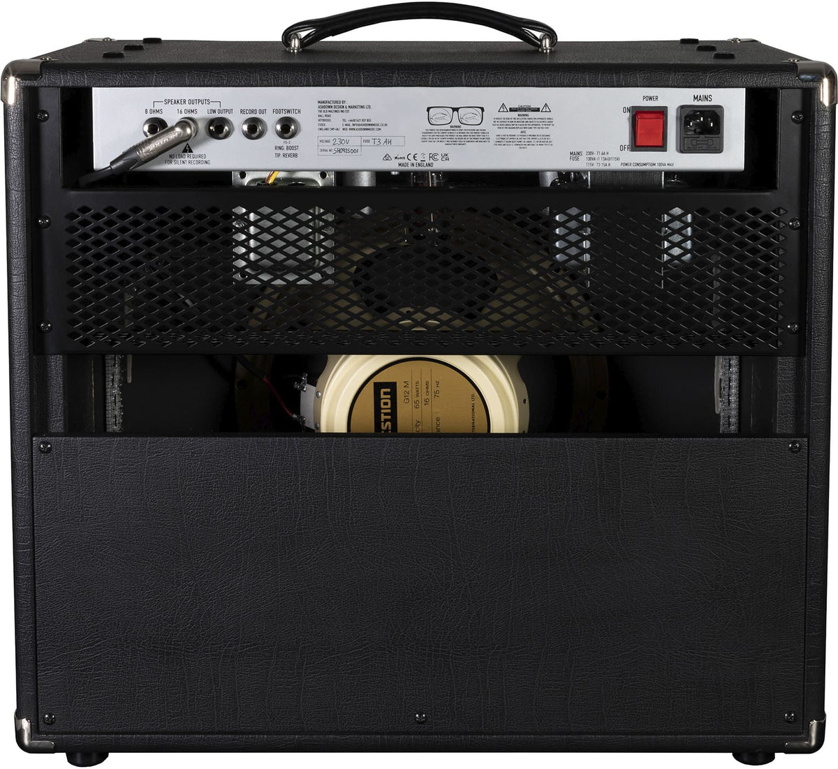 Combo Peacemaker 20 watts 1x12" Celestion Creamback prodotto nel Regno Unito