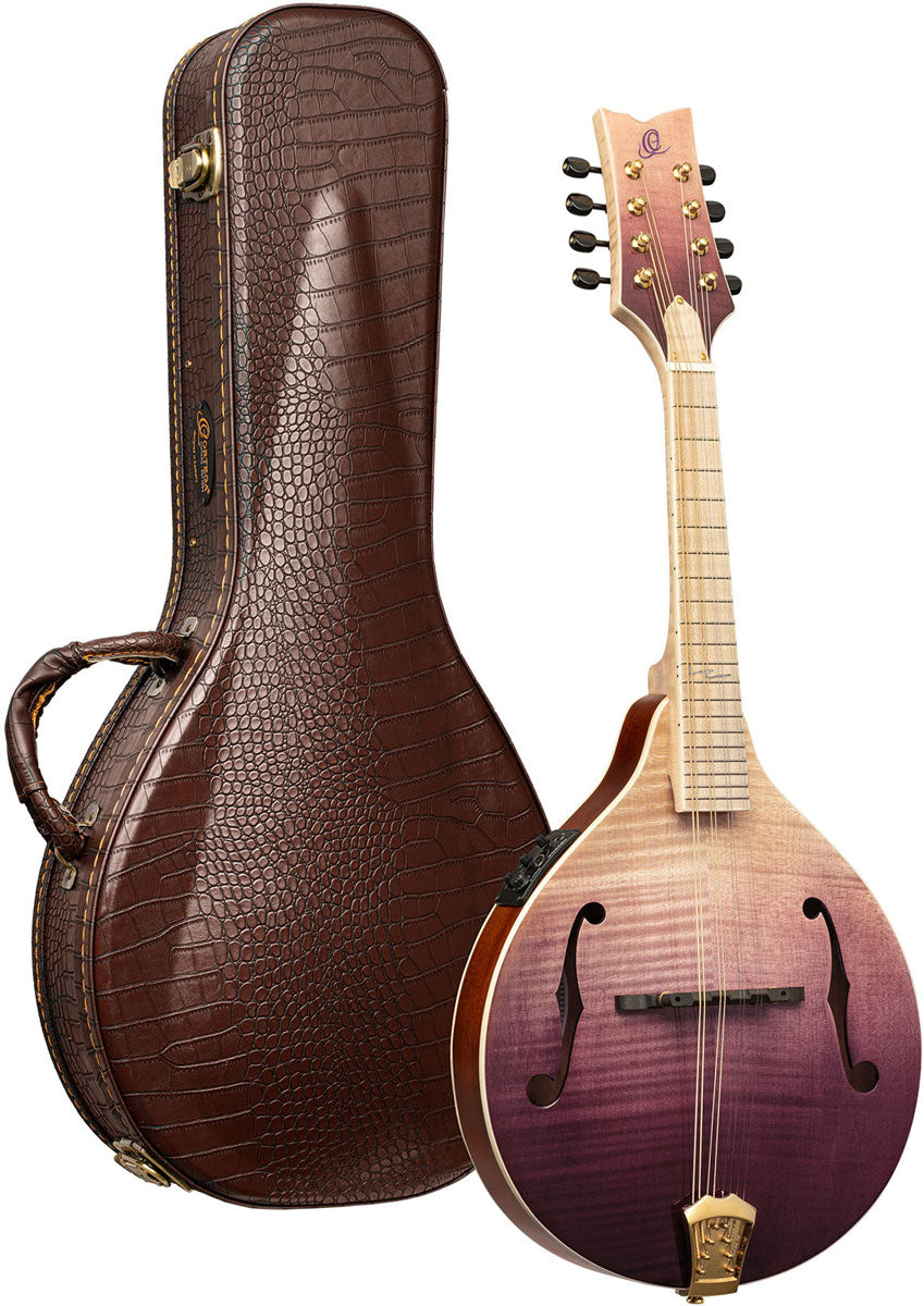 Americana Mandolino A-Style + custodia in pelle Croco