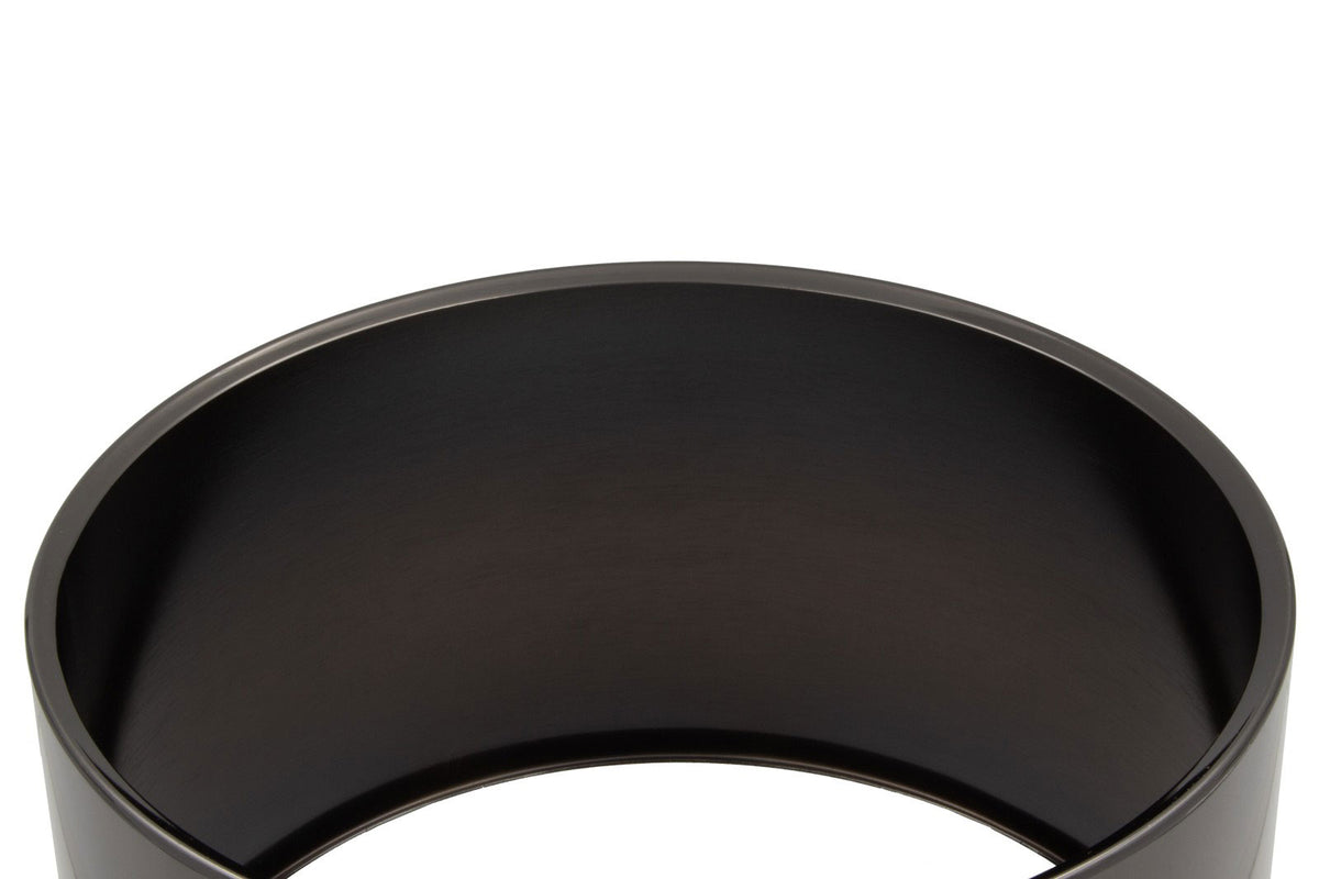 SBB1408ST - 14"X08" Fusto In Ottone Nichelato Nero (ottone) - Rullante