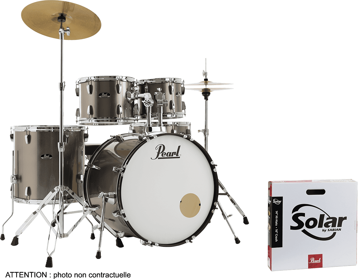 ROADSHOW STAGE 22 BRONZE METALLIC + SOLAR CYMBALS