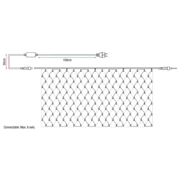 Rete luminosa LED
