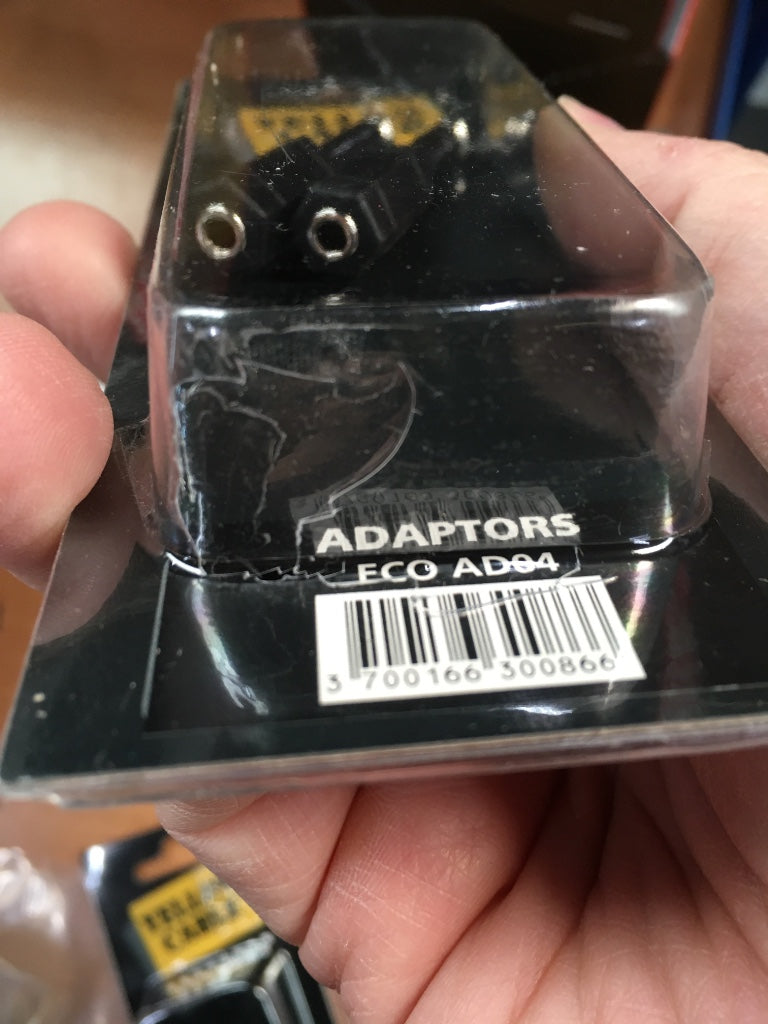 Yellow Cable AD04 Adattatore Jack Maschio Stereo Jack Femmina 3.5 MM - Lotto da 2 - Stock B