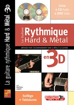 Labot Mathieu - Chitarra ritmica hard rock e metal 3D + CD + DVD - chitarra