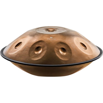 Sensory Handpan Stainless Steel Bb2 Amara 9 Notes 432 Hz Vintage copper Engraved design