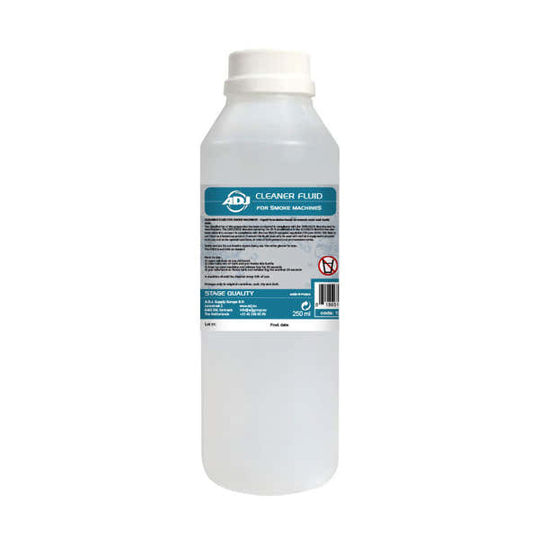 ADJ CLEANING FLUID 250ML FOR FOG MACHINES